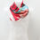 縮圖：Colorful printed silk scarf around a mannequin neck, bright fashion accessory. Userjyn