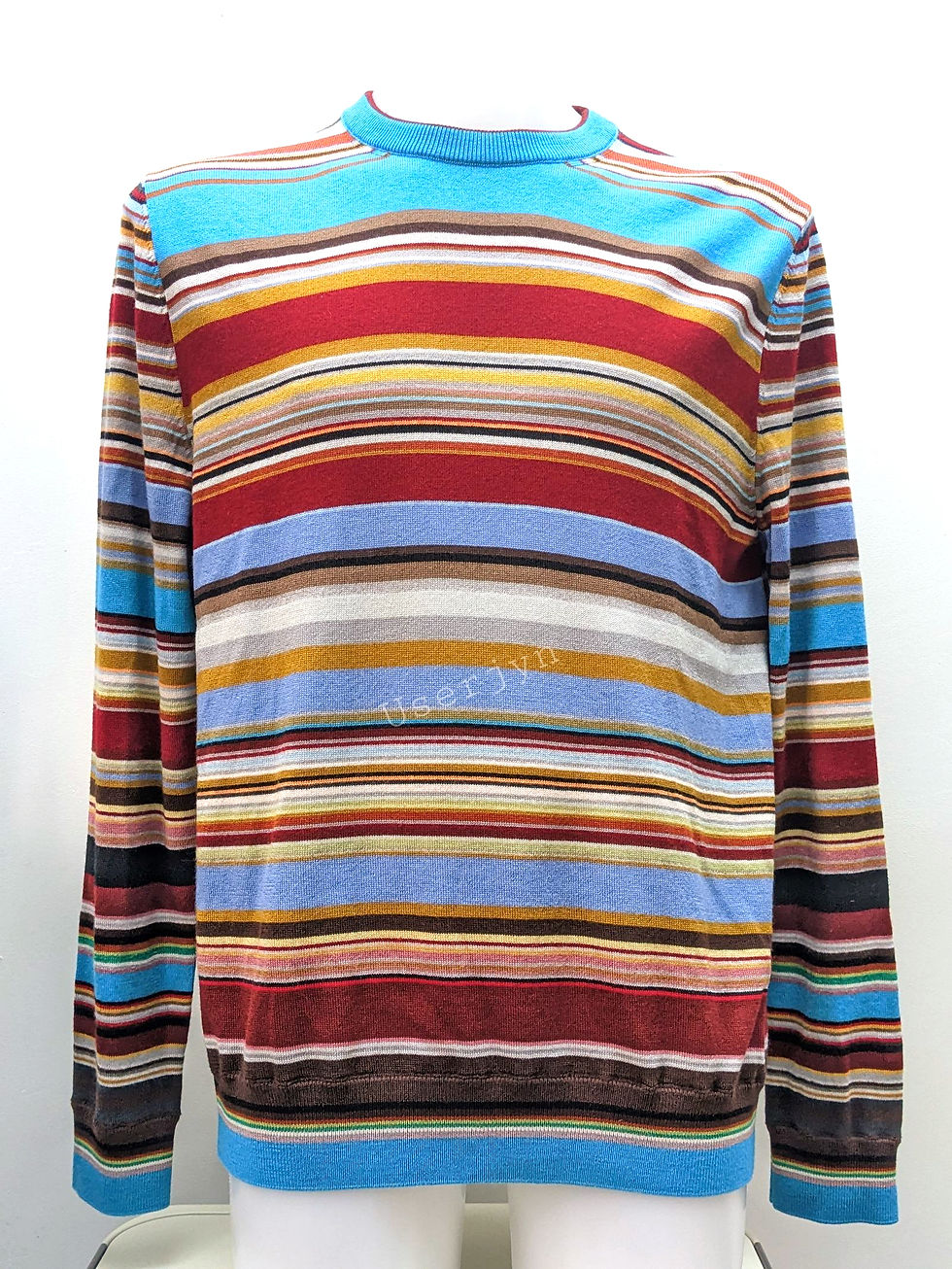 Paul Smith Men's Signature Stripe Crew Neck Sweater Jumper RRP: £500