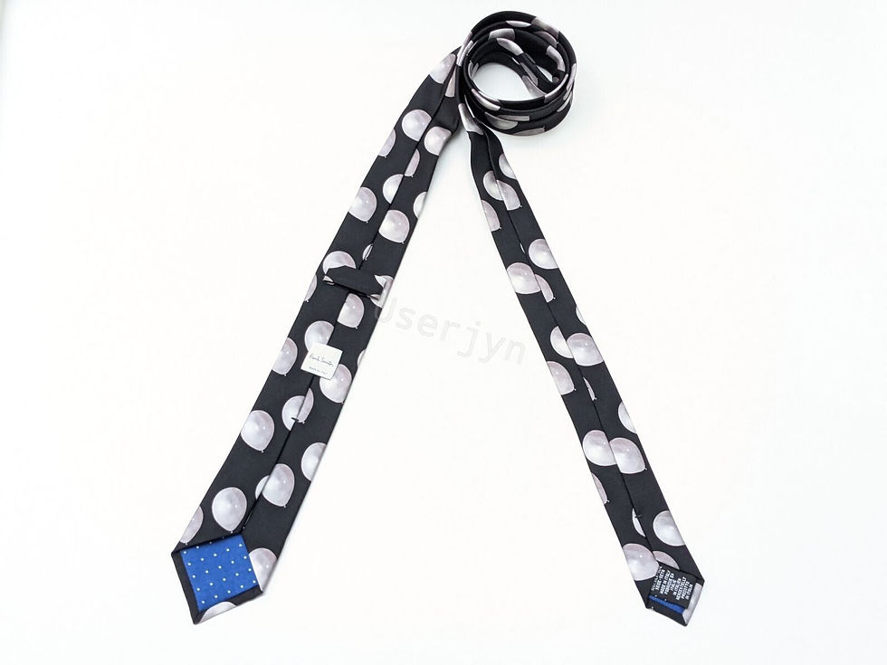 Thumbnail: Paul Smith Ballon Narrow Silk Tie back view