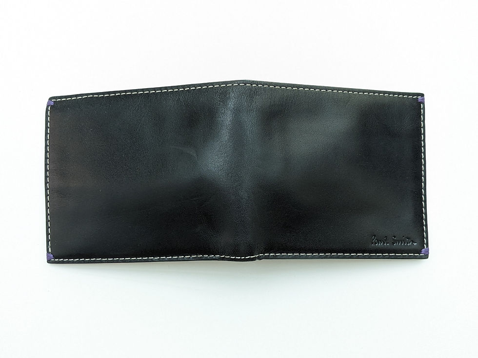 Thumbnail: Paul Smith Men’s SS11 Vintage Mini Engine Leather Wallet BNWT Ultra Rare