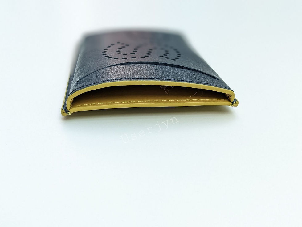Thumbnail: Paul Smith PS Perforated Pull Out Card Holder Case Wallet top view