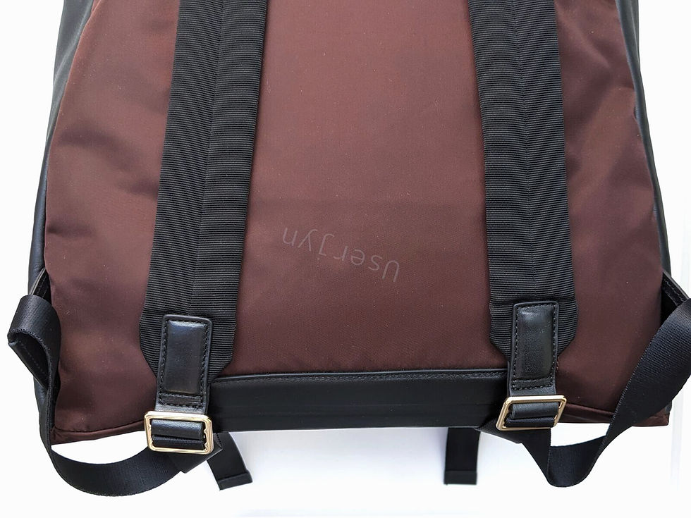 Thumbnail: Backpack view with straps and buckles, 