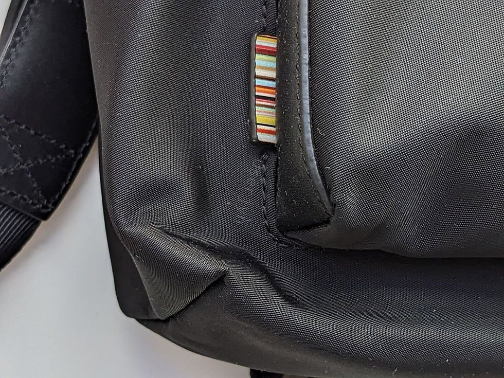縮圖：Paul Smith women's signature stripe tab backpack rucksack leather tab