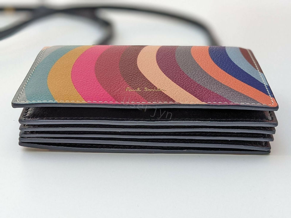 縮圖：Paul Smith Women's Signature Swirl Stripe Swirl Mini Purse bottom