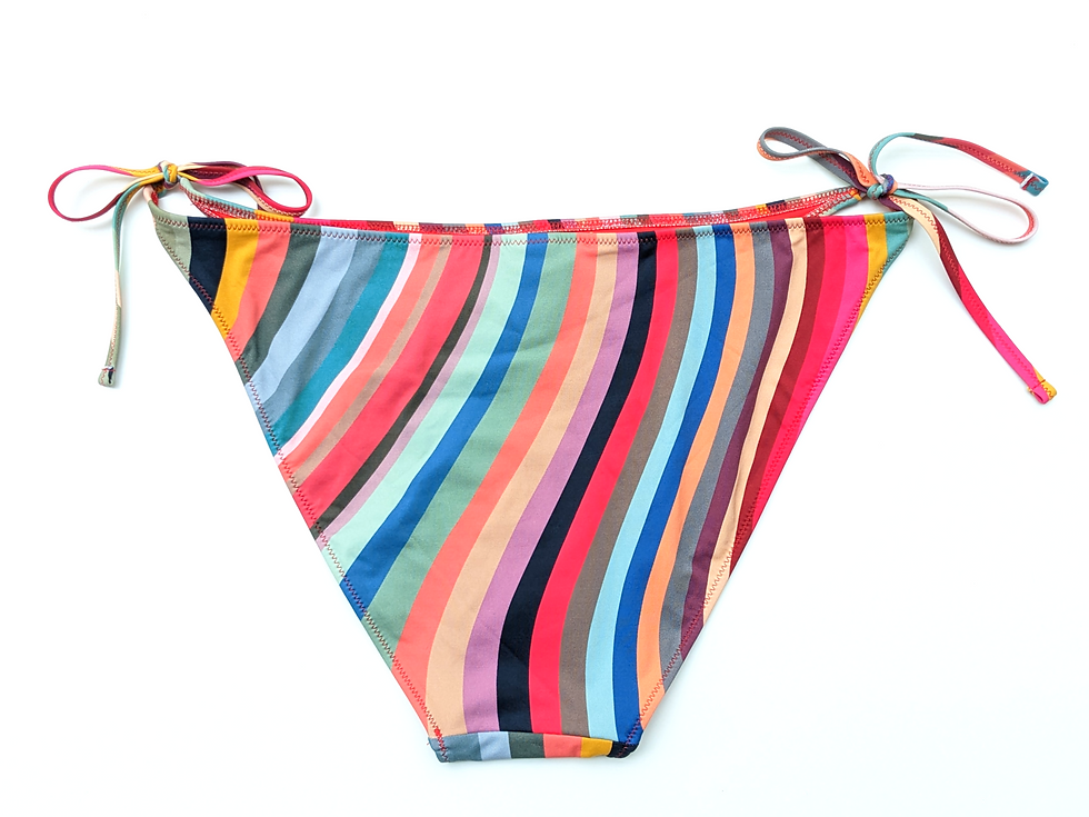 縮圖：Paul Smith signature stripe bikini bottoms with side ties