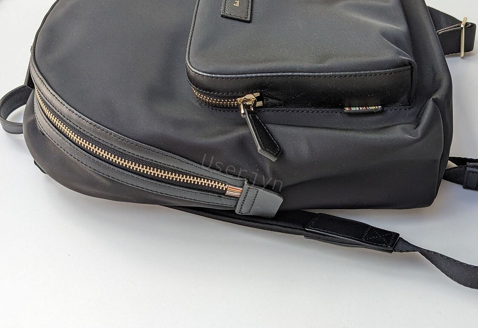 縮圖：Paul Smith women's signature stripe tab backpack rucksack leather pulls