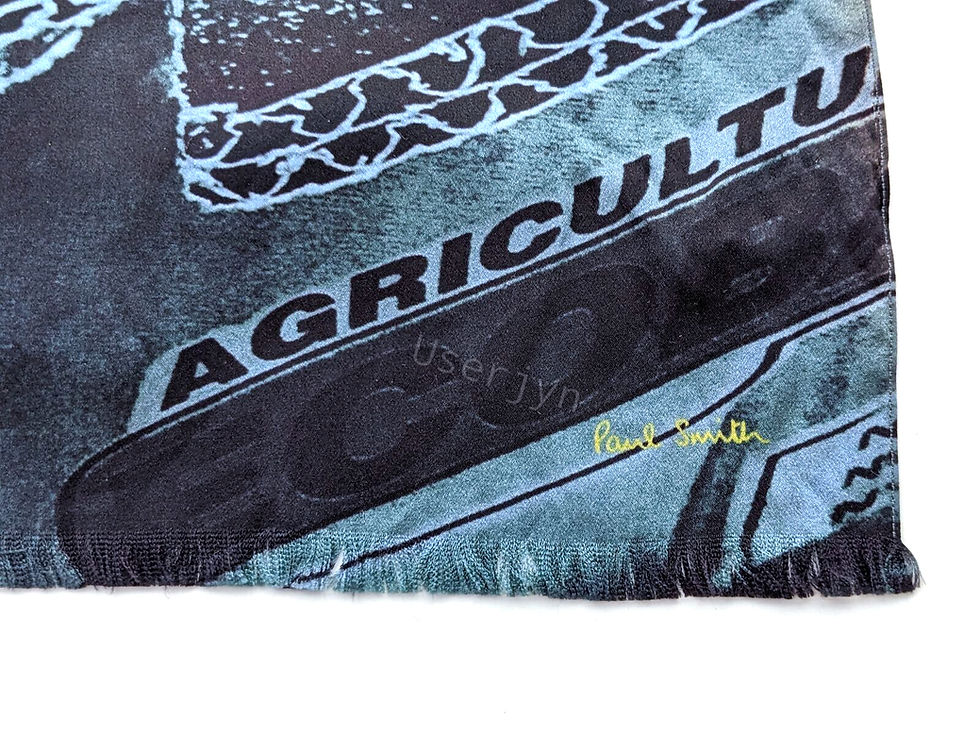 縮圖：Paul Smith signature on fabric with 'AGRICULTU' text