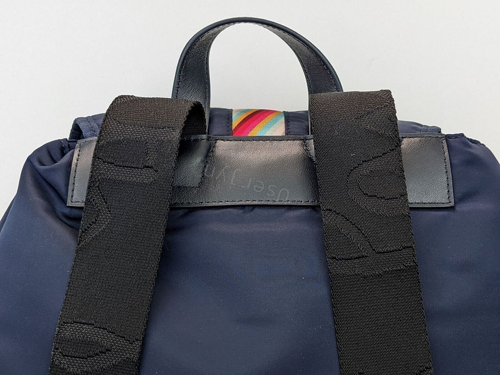 縮圖：Paul Smith swirl trim backpack rucksack handle