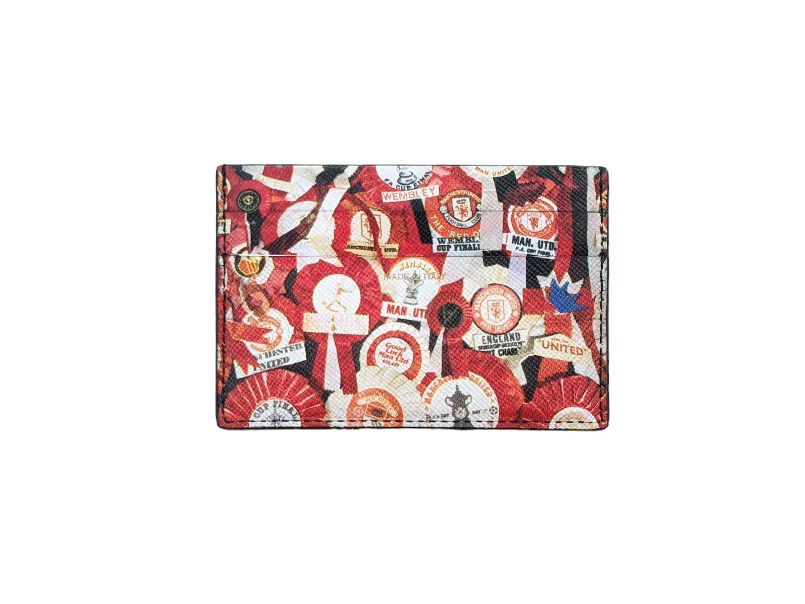 Paul Smith x Manchester United Vintage Rosette Leather Card Holder BNWT | £150