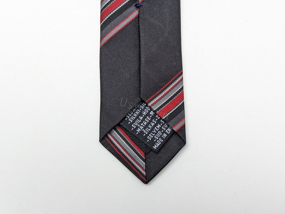 Thumbnail: Paul Smith For Manchester United Classic Signature Stripe Tie made of 100% silk