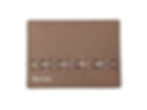 Paul Smith Signature Stripe Woven Brown Leather Card Holder Case Wallet