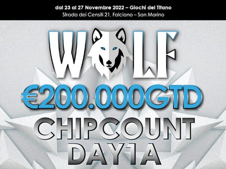 🐺 Wolf Of Poker al via, comanda Mauro Leonardo