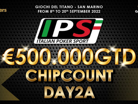 🇮🇹 Italian Poker Sport: Mauro Tarantini si candida CL Day3, Di Giacomo e Angelini on fire