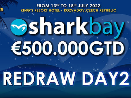 🦈 Al Day2 del Main Event ci vanno in 241, a seguire il redraw dei qualificati al secondo step