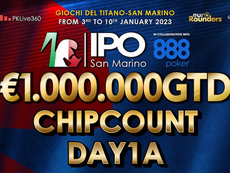 🇮🇹 IPO San Marino 888: Angelini subito in mostra, comanda il Day1A