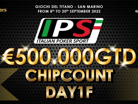 🇮🇹 IPS San Marino: super Andrea Ricci al Day1F, Rudova ed Eutizi up