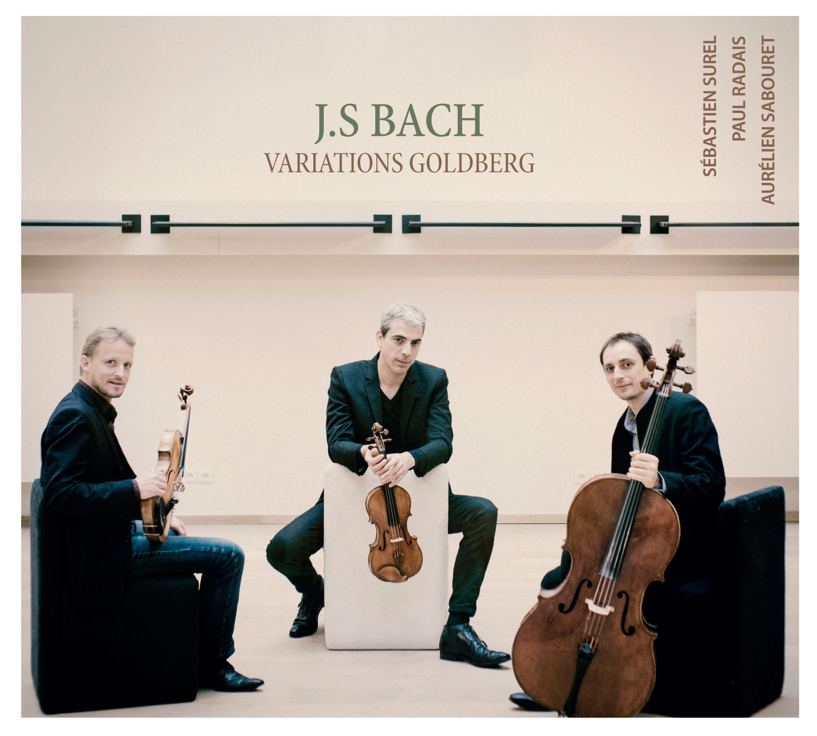 J.S BACH - Goldberg Variations BWV 988 for String Trio - Surel/Radais/Sabouret