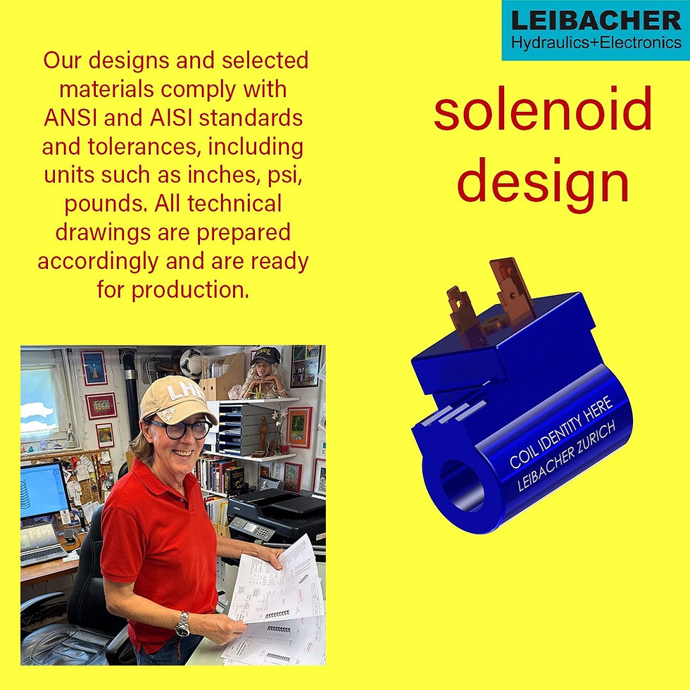 Zurich, place of design & engineering in Hydraulics. ❤️Valve & Solenoid design in ANSI & AISI Standards and Tolerances❤️
