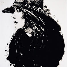 Pen and ink