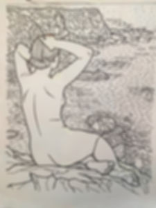 Nude on Seaside Cliffs