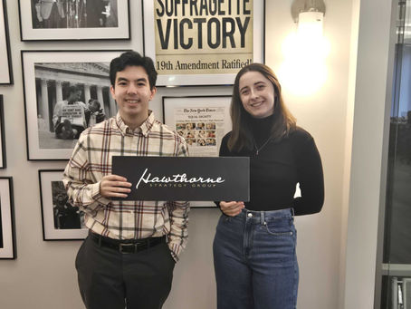 Our Winter/Spring Interns Reflect on the Hawthorne Experience