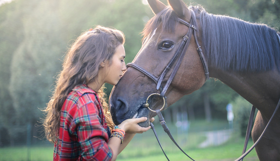 Fille avec cheval