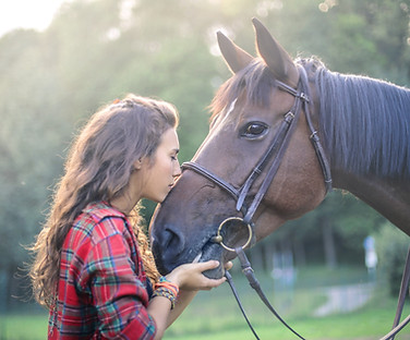 Femme et cheval