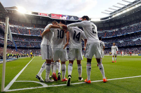 Las fotos de la victoria en el Bernabéu