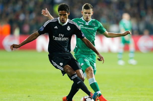 Varane en el once titular