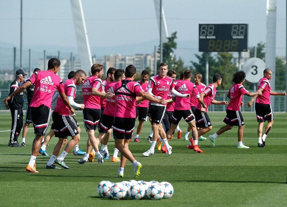 Bale al margen y Kroos no completó la sesión (FOTO: Real Madrid)