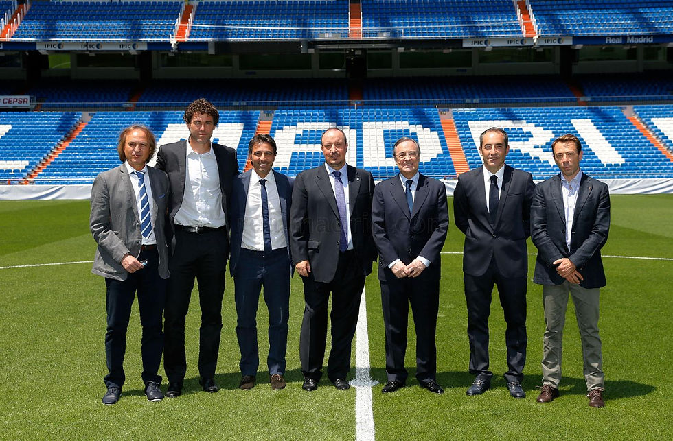 Benítez ya 'trabaja' el tema de la portería blanca (FOTO: real madrid)