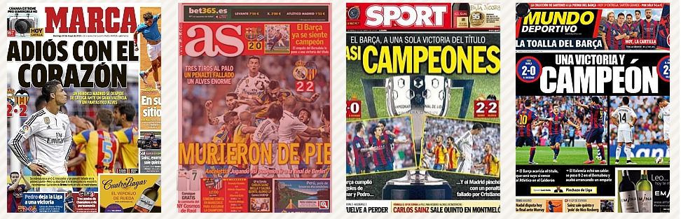 "Adiós a la Liga y el Barcelona casi campeón", así viene la Prensa Nacional