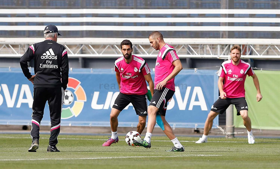 Benzema al mismo ritmo que sus compañeros (FOTO: real madrid)