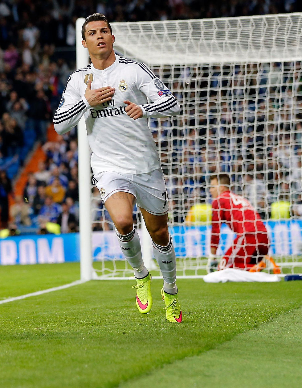 El momento del segundo gol de Cristiano