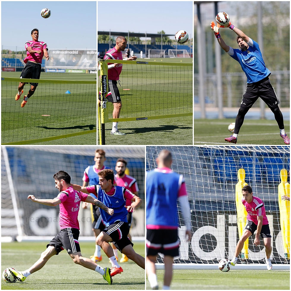 El choque ante el Espanyol ya se prepara (FOTOS: real madrid)
