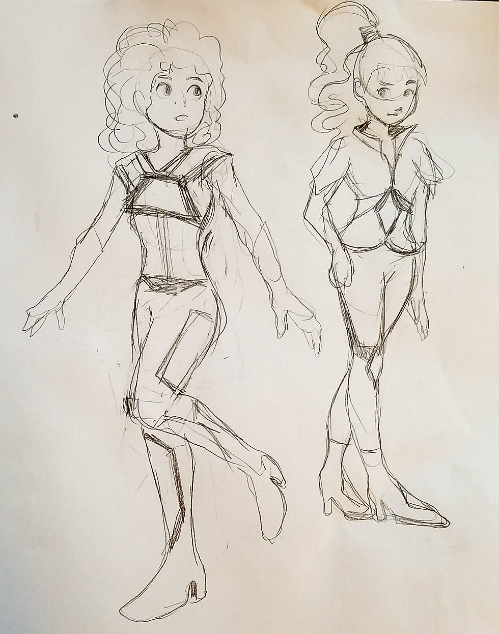 Trapezoid and Diamond Outfits
