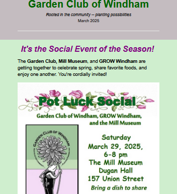Mid-March Newsletter, 3/16/25
