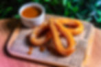 Churros with Caramel Sauce