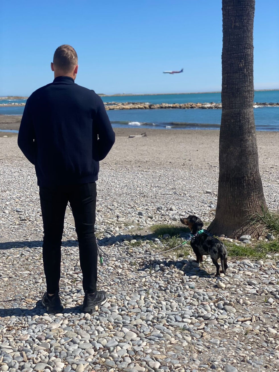 Miniature : Laisse "3 points"en paracorde