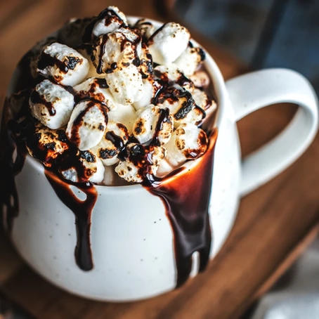 Marshmallow Chocolate in a Mug