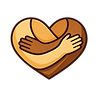 Embracing heart logo with intertwined arms.png