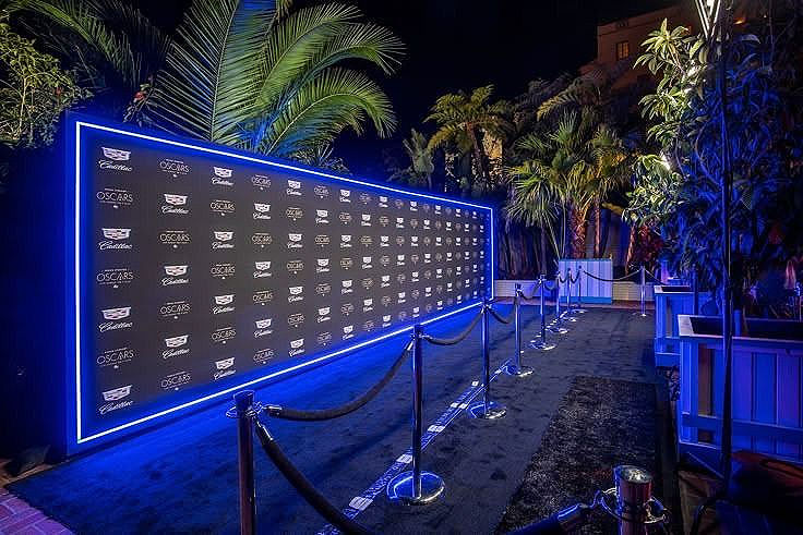blue carpet.
