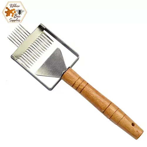 Honey Uncaping Fork – Both Side, Wooden Handle