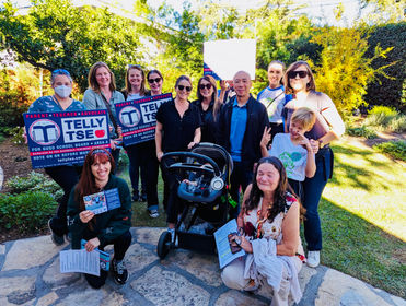 Canvassers for Telly Tse