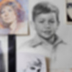 Drawings and paintings I created as a child