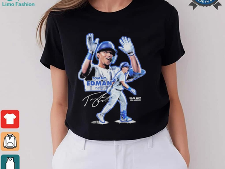 Tommy Edman Los Angeles Dodgers NLCS MVP MLB Players T Shirts