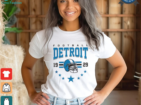 Detroit Football Vintage 1929 T Shirt