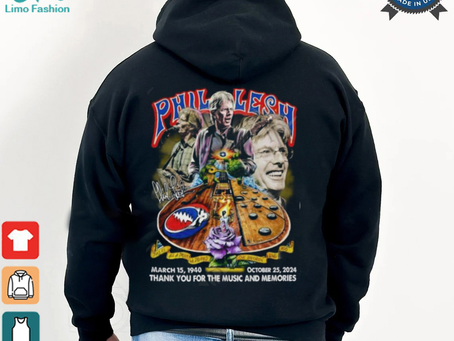 Phil Lesh March 15, 1940 – October 25, 2024 Thank You For The Music And Memories T Shirt