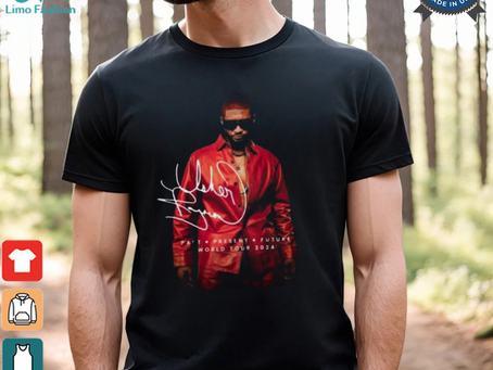 Usher Past Present Future World Tour 2024 Gift T Shirt