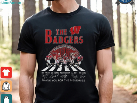 Wisconsin Badgers 135th Anniversary 1889 2024 Thank You For The Memories T Shirt